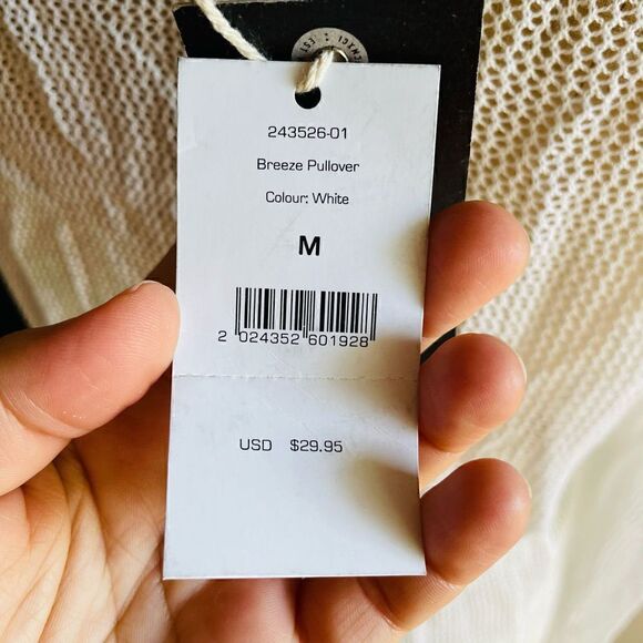 COTTON ON | white breeze pullover M NWT $30 - Picture 7 of 8